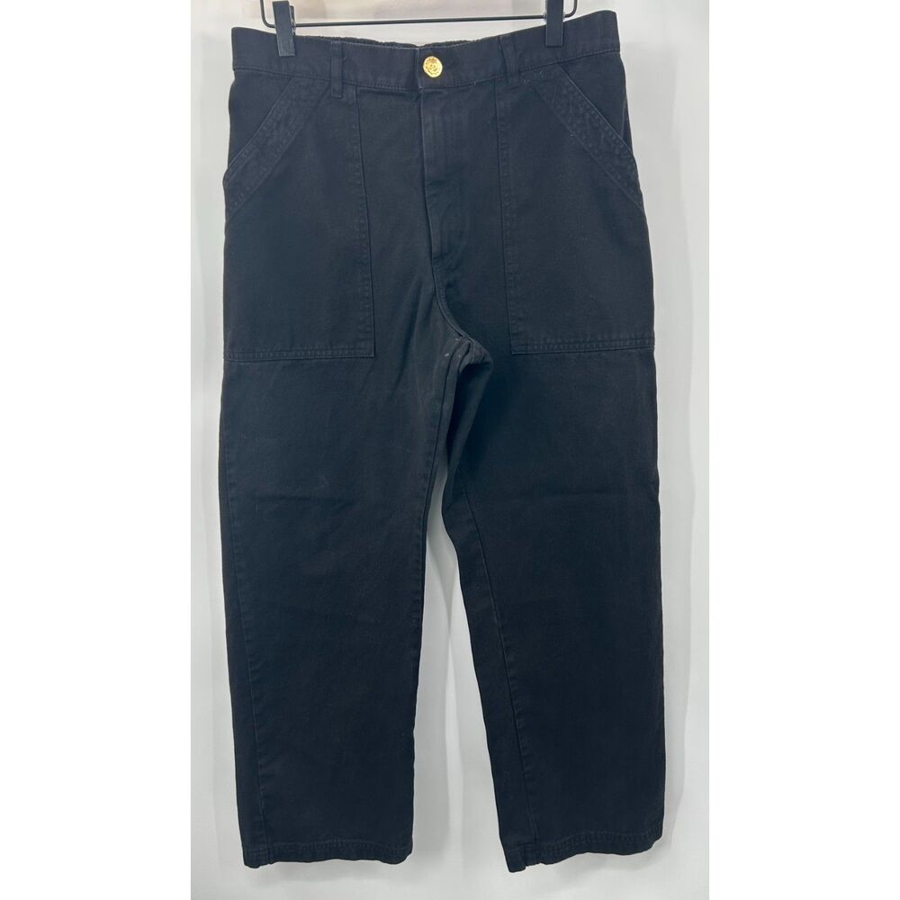 Big Bud Press Work Pants Womens Medium Black Utility Workwear Made in USA